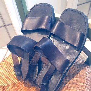 Men's JCrew Size 12 Brown Leather Sandals